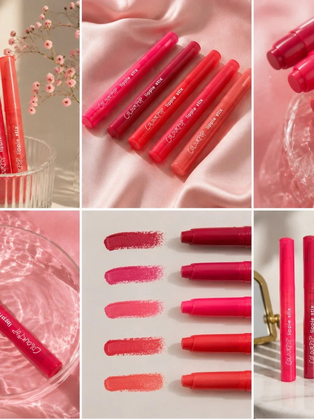 ColourPop Lippie Stix Set – Assorted Pink & Coral Shades